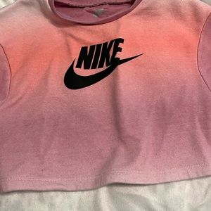 Pink ombré sweatshirt